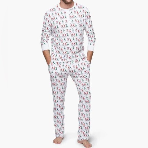 Roller Rabbit NWT Men’s Christmas Elephants Pajama Set - Picture 1 of 5